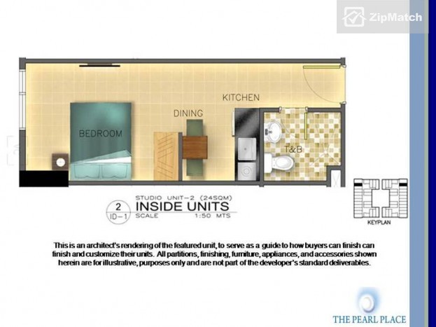                                     0
                                 Studio Type Condominium Unit For Rent in The Pearl Place big photo 7